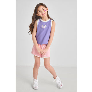 Retro Pink Terry Shorts | Organic Cotton