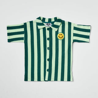 Smile Terry Resort Shirt | Organic Cotton