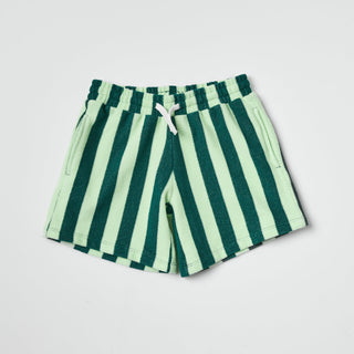 Striped Terry Shorts | Organic Cotton