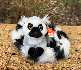 Wild Republic Tailkins Ring-Tailed Lemur – 40" Wearable Plush Lemur with Long Striped Tail, Shoulder Scarf & Stuffed Animal