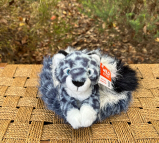 Wild Republic Tailkins Snow Leopard – 40" Wearable Plush Snow Leopard with Long Tail, Shoulder Scarf & Stuffed Animal