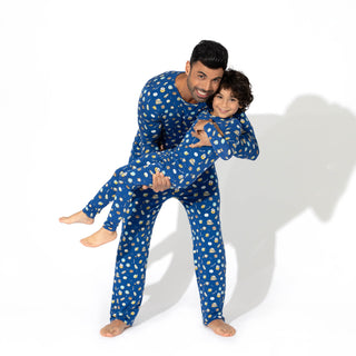 Bamboo Men's Pajama Set Hanukkah Cookies