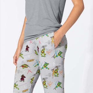 Classic Bamboo Women's Pajama Set: Teenage Mutant Ninja Turtles Retro