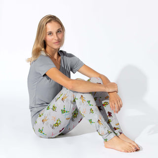 Classic Bamboo Women's Pajama Set: Teenage Mutant Ninja Turtles Retro