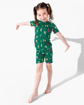 Minecraft: Midnight Mobs Bamboo Kids Pajama Short Set