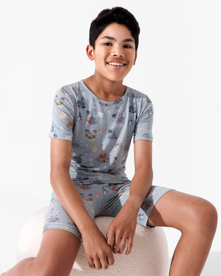 Minecraft: Time to Mine Bamboo Kids Pajama Short Set