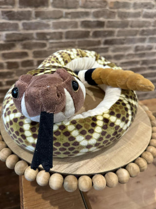 Wild Republic 54-Inch Western Diamondback Plush Snake – Giant Realistic Stuffed Rattlesnake Toy for Kids & Wildlife Lovers