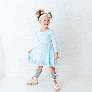 Say It Ain’t Snow Ruffle Pocket Twirler & Shorts Set