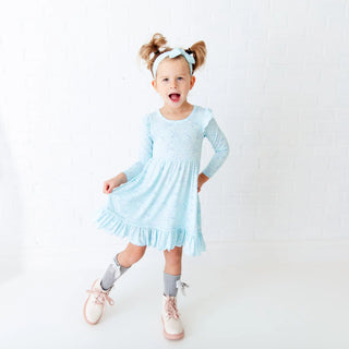 Say It Ain’t Snow Ruffle Pocket Twirler & Shorts Set