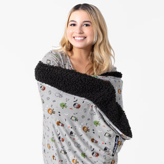 Little Monsters Bamboo Blanket