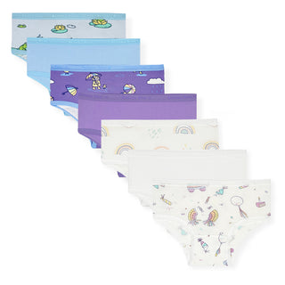 Girl's Bamboo Underwear 7-Pack: Spring