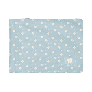 Print Foldover Pillowcase with Tooth Pouch Spring Sky Tooth Fairy