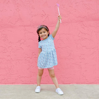 Bamboo Short Sleeve Playtime Outfit Set: Dew Magical Princess