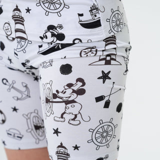 Steamboat Willie Short Sleeve Pajamas with Shorts