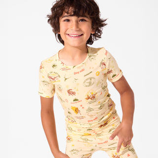 Jurassic Park Origins Kids Bamboo Short Set