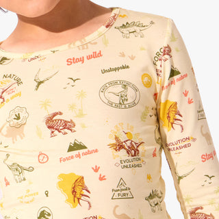 Jurassic Park Origins Bamboo Kids Pajamas