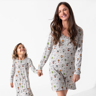Little Monsters Bamboo Women's Nightgown