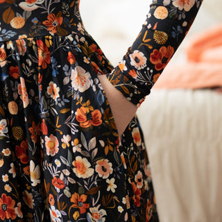 Autumn Bloom Twirl Dress