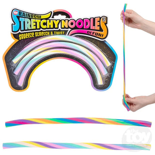 13" Rainbow Stretchy Noodle - 3 Pack