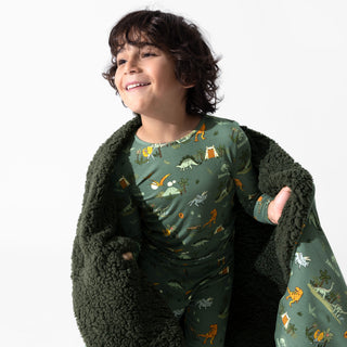 Jurassic Park Safari Bamboo Kids Pajamas
