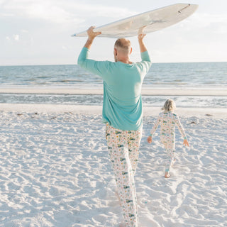 Coastal Christmas Bamboo Relaxed Lounge Pajama Pants