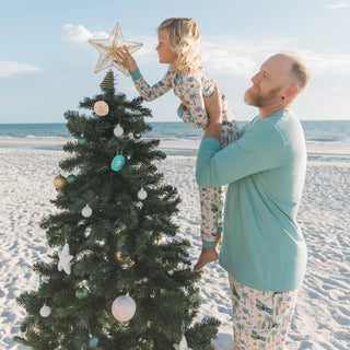 Coastal Christmas Bamboo Relaxed Lounge Pajama Pants