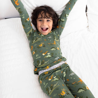 Jurassic Park Safari Bamboo Kids Pajamas