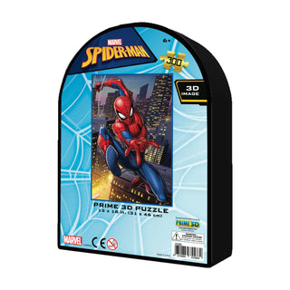 Spider-Man 3D Lenticular Jigsaw Puzzle in a Collectible Shaped Tin (300 Pcs)