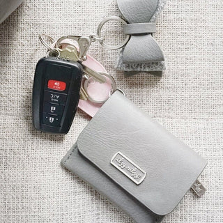 Itzy Mini Wallet™ Card Holder and Key Chain Charm: Grayson