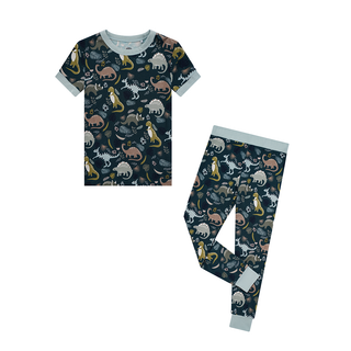 Bamboo Pajama Set Prehistoric Dinosaur