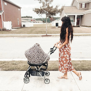 Mom Boss® 4-in-1 Multi-Use Nursing Cover and Scarf: Heather Gray Stripe