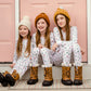 Petidoux Long Sleeve Pajama Set: Jolly Hollies