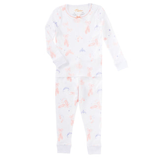 Petidoux Long Sleeve Pajama Set: Ballet Dreams