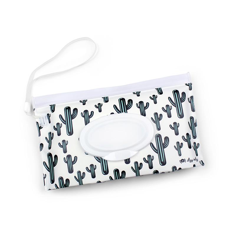 Itzy Ritzy Take & Travel Pouch™ Reusable Wipes Case: Cactus