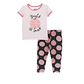 Kickee Pants Print Pajama Set: Zebra Pomegranate