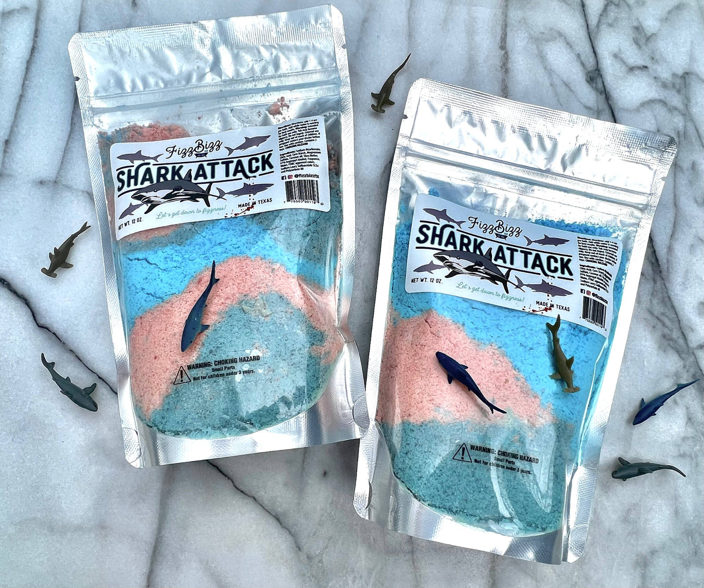 Fizz Bizz Kids Bath Salts: Limited Edition | Shark Attack