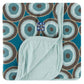 Kickee Pants Print Stroller Blanket: Blue Agate Slices